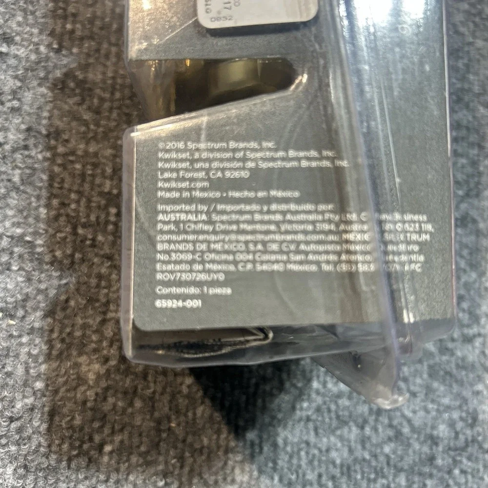 Kwikset polished brass